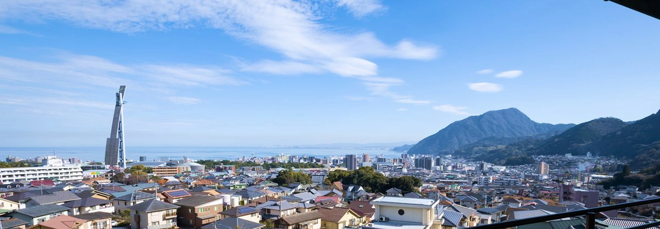 別府湾を一望できる贅沢な眺望